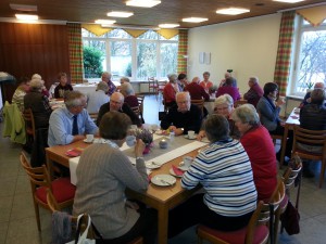 Beim Kaffeetrinken