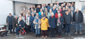 Zum Abschied versammelt am HLH in Günne