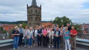 Gruppenfoto auf der Dachterasse